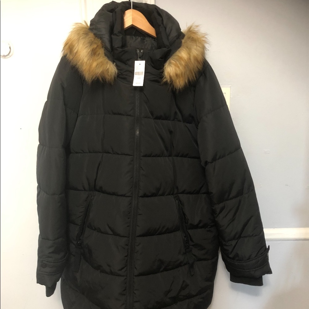 Black Cozy Winter Jacket